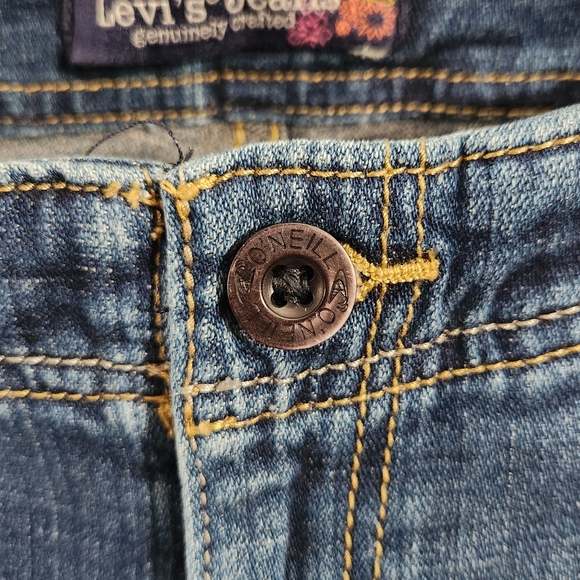 Levi's Jeans Genuinely Crafted early 2000's Low Rise Bootcut, size 9M Juniors - Picture 3 of 9